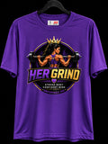 Her Grind Purple Performance T-Shirt